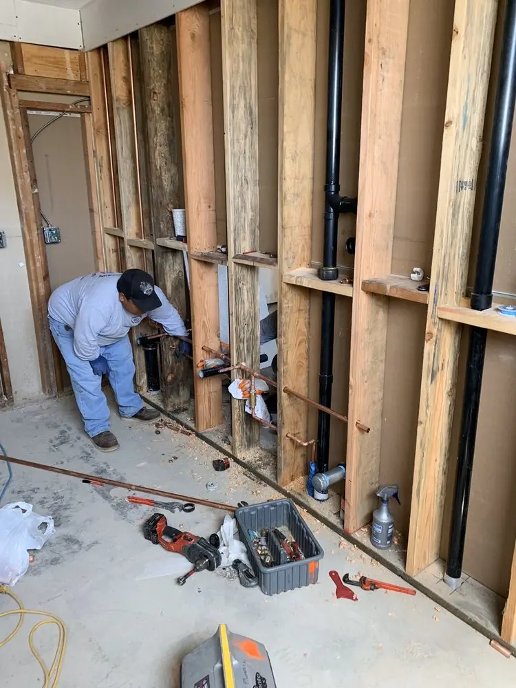 Commercial rough-in plumbing for Water Heater Replacement in El Centro Beach